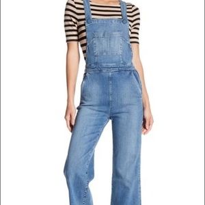 Frame Denim Le Button Overalls Size M